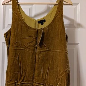 J. Crew Velvet Tank Top